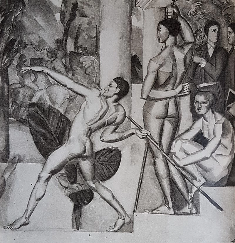 Studi per la decorazione della parete